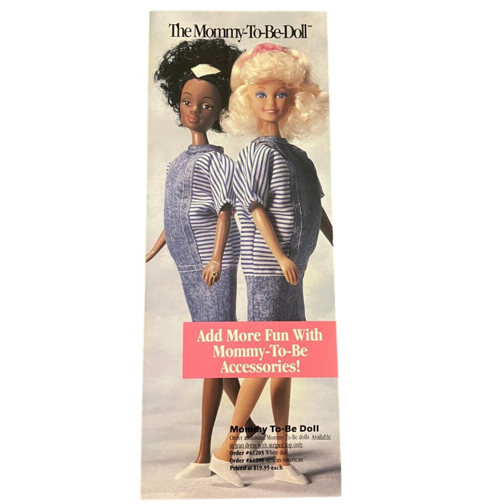 VTG 1992 The Mommy-To-Be-Doll Catalog Brochure 90s Toy Advertising